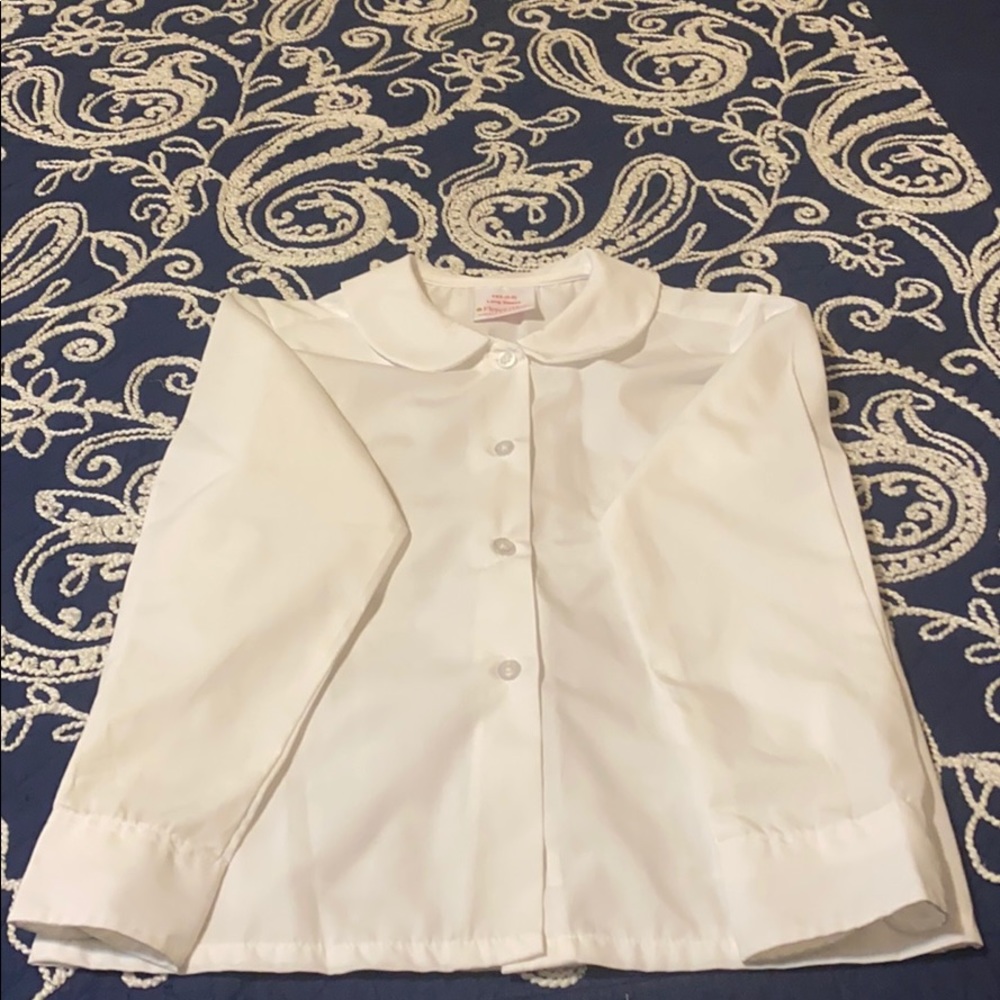 2 White button down blouses ($7 EACH)